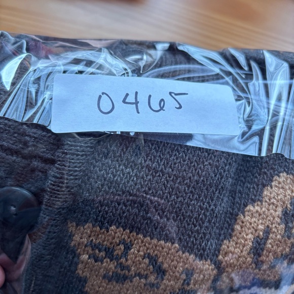 Vintage Women’s Norton McNaughton Gray Floral Cardigan Fair Isle Cottagecore - Picture 8 of 9